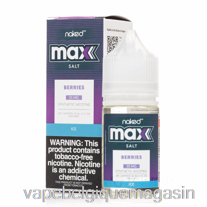 Vape Shop Bruxelles Ice Berries - Sel Max Nu - 30ml 35mg